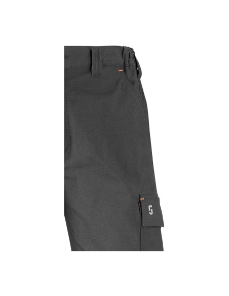 Elastic multi-pocket road pants gray, size L