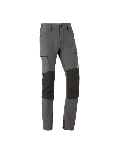 Dynamic Gray Elastic Multi-Pocket Pants Size S