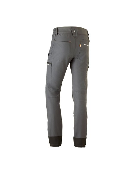 Dynamic Gray Elastic Multi-Pocket Pants Size S