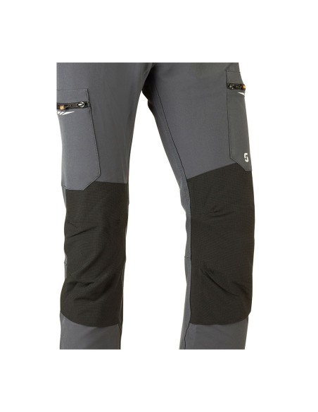 Pantalón multibolsillo elástico dynamic gris talla XL