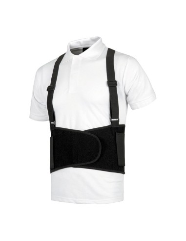 Lumbar support belt with adjustable straps size M