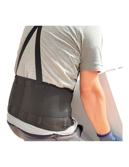 Lumbar support belt with adjustable straps size M