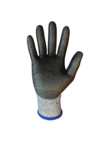 Gant en polyester et élasthanne avec paume en polyuréthane, résistant à la coupure T-8