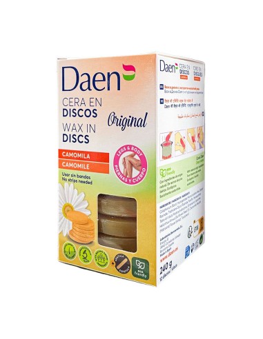 Cera depilatoria de camomila en pastillas - 12 unidades