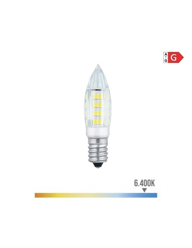 Mini Candle LED Bulb E14 3W 250 lm Cool White 6400K