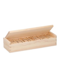 Holz Domino Set - 19,5 x 6,5 x 4,3 cm