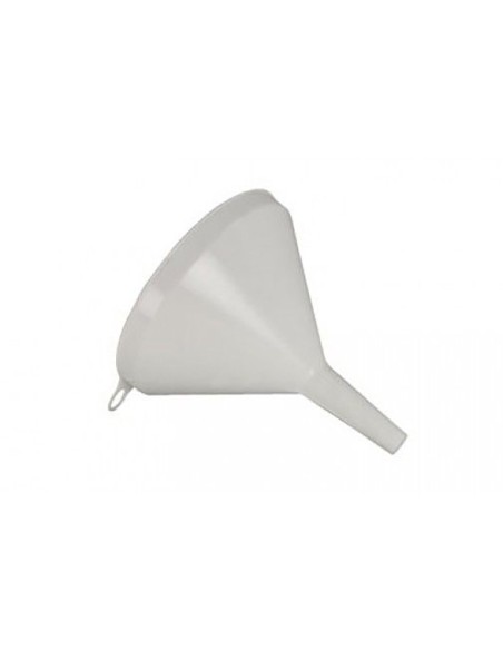 Funil de plástico com bico rígido para transferência de líquidos, ø190 mm