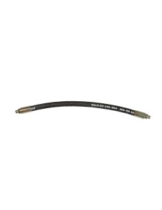 Flexible grease fitting with steel braid 500 mm