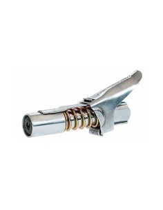Quick connect grease nozzle with ergonomic design