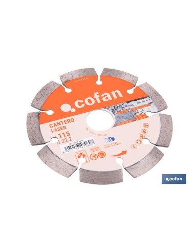 Diamond cutting disc canter 115mm for precise cuts