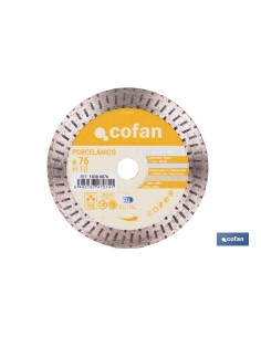 Diamond blade for porcelain 76mm H10