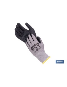 HPPE Cut-Resistant Glove with Rough Latex Coating Size 7
