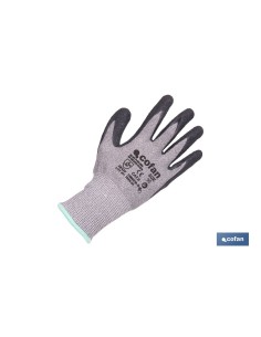 Guante anticorte HPPE impregnado de látex rugoso talla 7 2