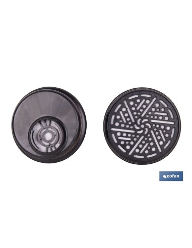 Set de 2 filtros tipo A1 adaptables a máscara facial
