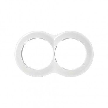 Frame 2 elements white round 100x171 SIMON 88 88620-30