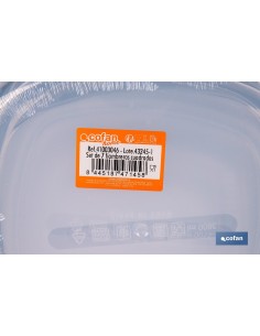 Ensemble de 7 boîtes carrées 220/350/600/1200/2000/2700/3600 ml 2