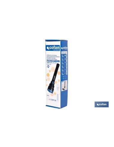 High Power LED Flashlight 18000 LM 6 Functions Ø65 x 322 mm