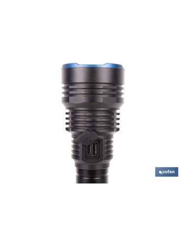 High Power LED Flashlight 18000 LM 6 Functions Ø65 x 322 mm