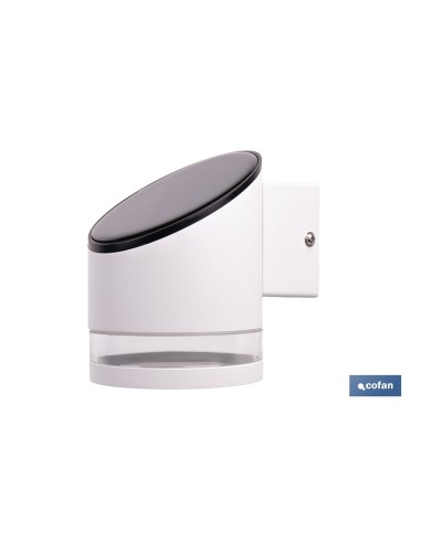 Solar LED Wandleuchte Weiß mit Sensor 3,7 V 1,2 Ah IP65