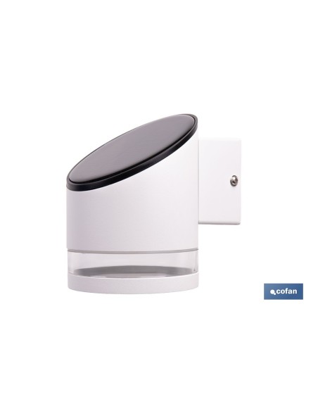 Aplique LED solar branco com sensor 3,7 V 1,2 Ah IP65