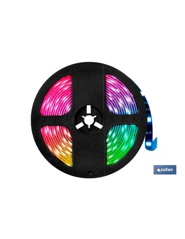 Striscia LED 12 V IP65 con telecomando 3 m