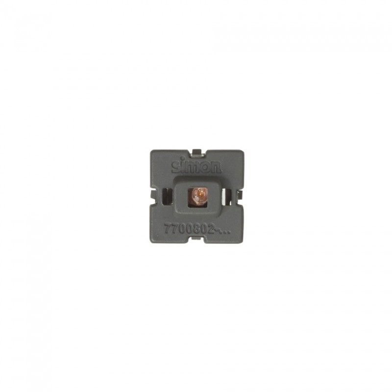 Support de couleur de led rouge, lumière/pilote SIMON 7700802-037