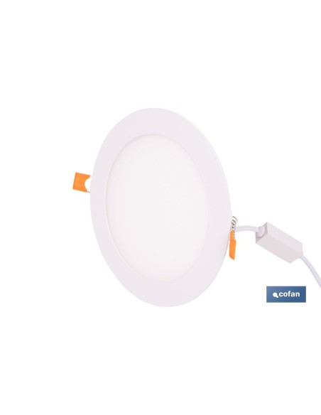White SMD Recessed Downlight 12 W 1140 lm Ø168 mm 3CCT