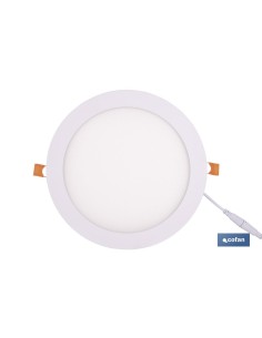 Downlight empotrable blanco SMD 18 W 1800 LM Ø220 mm 3CCT