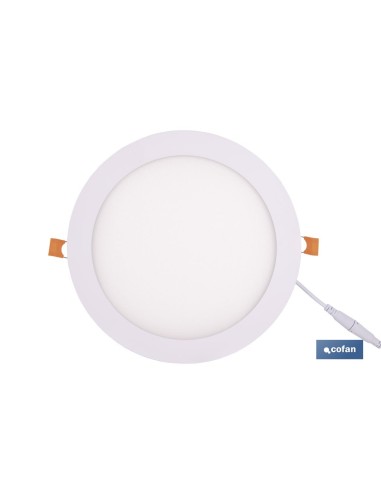 Weißes SMD Einbau-Downlight 18 W 1800 LM Ø220 mm 3CCT