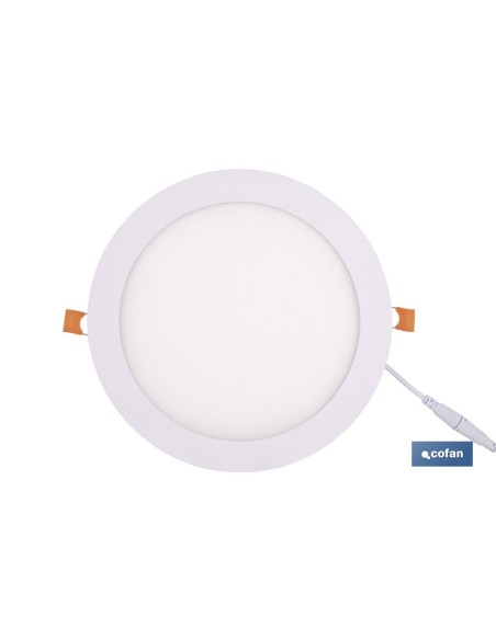Weißes SMD Einbau-Downlight 18 W 1800 LM Ø220 mm 3CCT