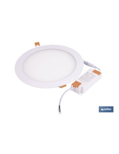 Downlight empotrable blanco SMD 18 W 1800 LM Ø220 mm 3CCT 2