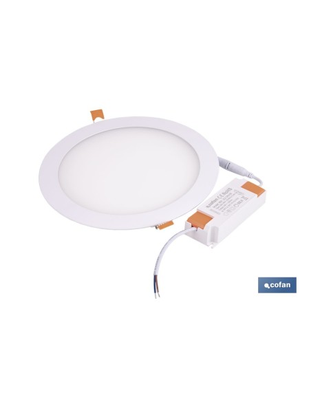 Weißes SMD Einbau-Downlight 18 W 1800 LM Ø220 mm 3CCT