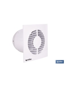 Silent axial air extractor 10 W 170 x 151 mm Ø125 mm