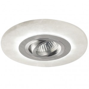Anel embutido LED de alabastro com iluminação combinada CRISTALRECORD 01-010-03-080