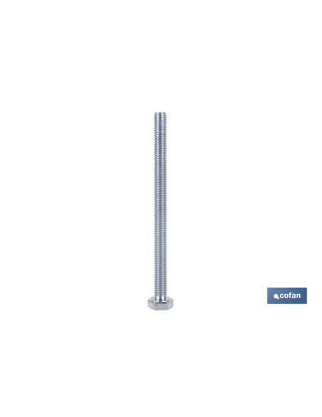 Pack of 10 DIN-933 C-8.8 M-20 X 100 Z Zinc Coated Screws