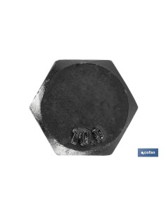 Pacco di 50 viti DIN-933 C-10.9 M-6 X 40 N acciaio nero 2