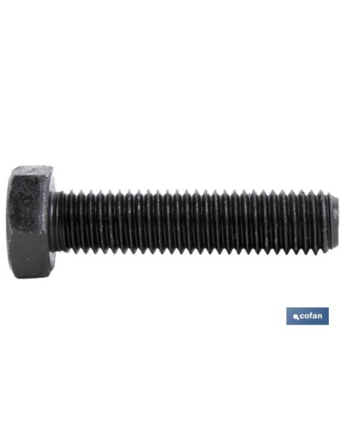 Pack mit 10 DIN-933 C-10.9 M-12 X 50 N schwarze Schrauben