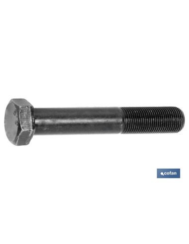 Pack mit 50 DIN-960 C-8.8 M-12/125 X 40 N schwarze Schrauben