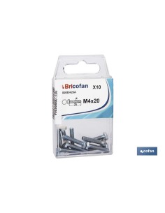 Pack mit 12 Sechskantschrauben DIN 933 M-6X50 Z im Blister 2
