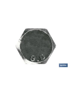 Pack mit 5 DIN 931 C-8.8 UNF 3/4 X 100 N Schrauben - Schwarzer Stahl 2