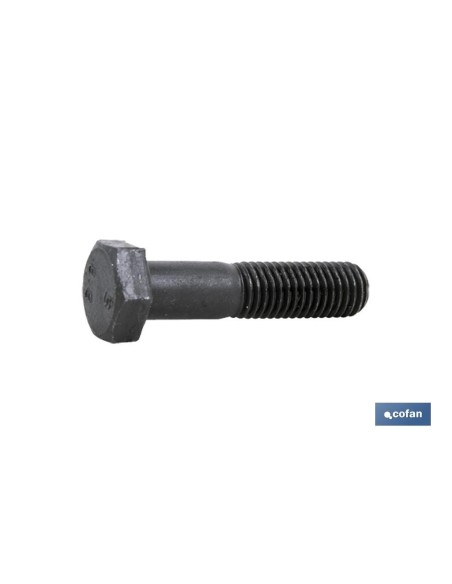 Pack de 10 Vis DIN-931 C-10.9 M-20 X 120 N Acier Noir