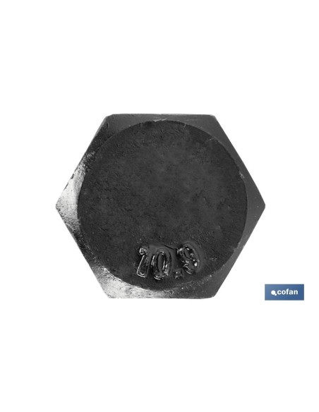 Pack de 10 Vis DIN-931 C-10.9 M-20 X 120 N Acier Noir