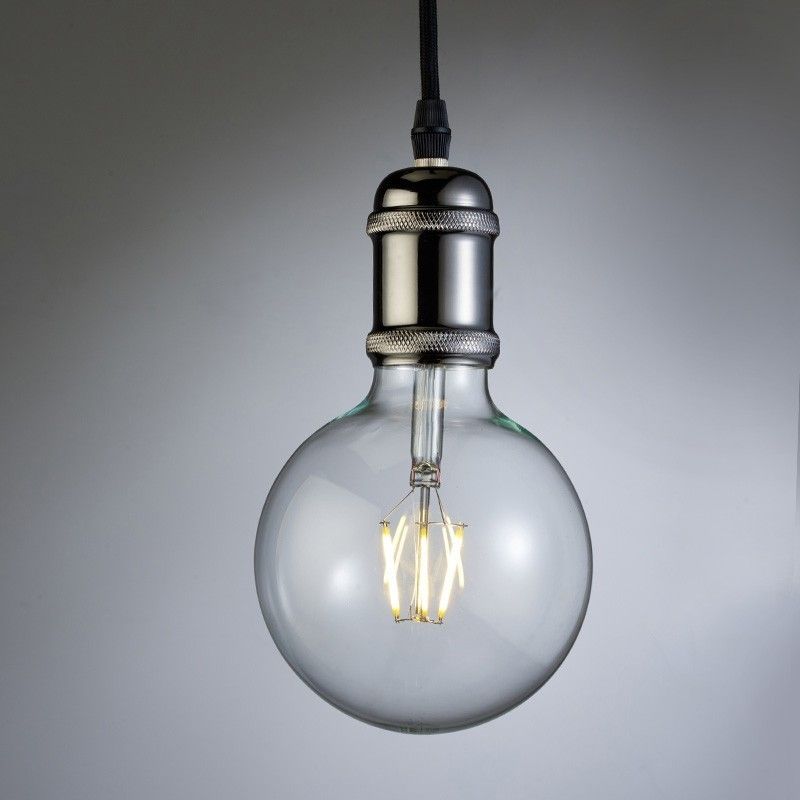 Lampenträger pendelleuchte chrom graphit CRISTALREDORD 93-121-15-180