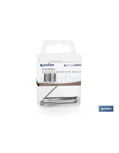 Pack de 500 unités DIN-94 M-2,5X40 avec tête large et finition galvanisée