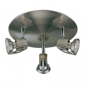Ceiling nickel 3-light Arc CRISTALREDORD 001-2000-3-053