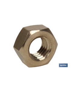 Pacote de 100 porcas DIN 934 M-4 de latão