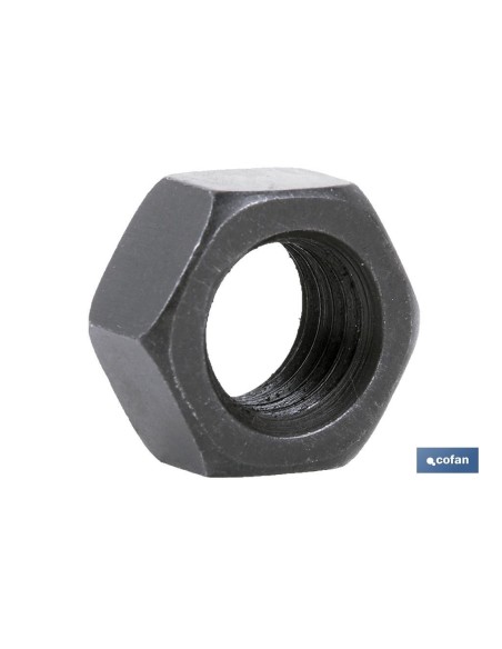 Pack de 500 écrous hexagonaux DIN-934 C-8 M-5 N en acier noir