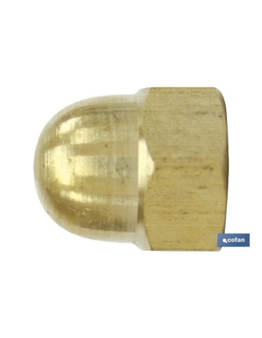 Pack mit 100 DIN 1587 Blindmuttern aus Messing M-5
