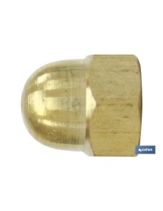 Pack mit 10 DIN 1587 M-16 Blindmuttern aus Messing