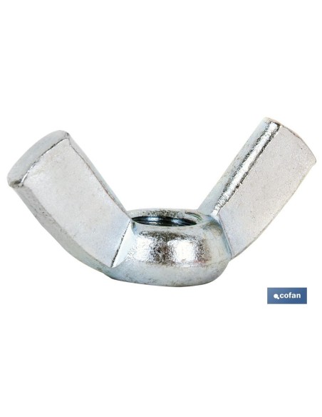 Pack of 12 DIN 315 wing nuts in standard blister